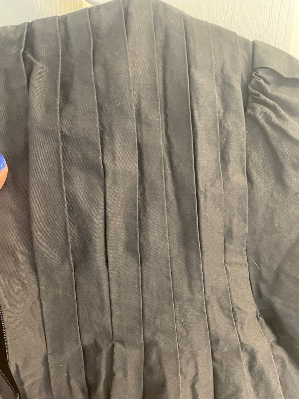 Mare Mare Puff Sleeved Black Cotton Blouse - Picture 12 of 13